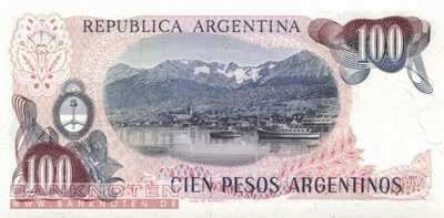 Argentinien - 100  Pesos Argentinos (#315a-B-U2_UNC)