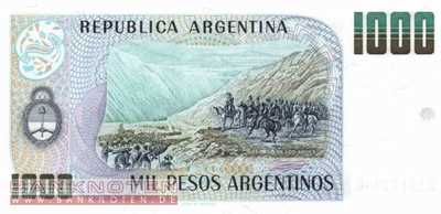 Argentinien - 1.000  Pesos Argentinos (#317b-C_UNC)