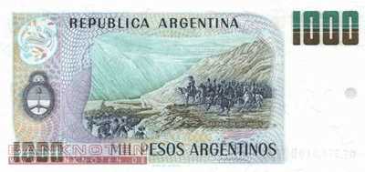 Argentinien - 1.000  Pesos Argentinos (#317b-D_UNC)