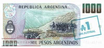 Argentina - 1  Austral (#320_UNC)