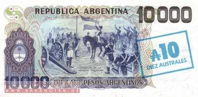 Argentinien - 10  Australes (#322a-B_UNC)