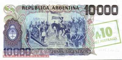Argentina - 10  Australes (#322c-C_UNC)