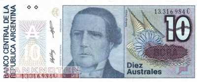 Argentina - 10  Australes (#325b-C_UNC)