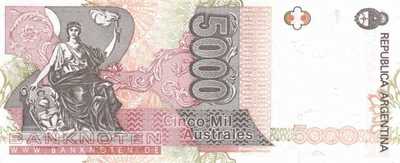 Argentina - 5.000  Australes (#330-5_UNC)