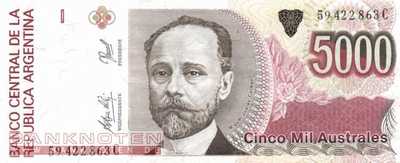 Argentina - 5.000  Australes (#330-5_UNC)