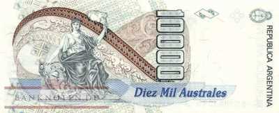 Argentinien - 10.000  Australes (#334a-B_UNC)