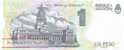 Argentina - 1  Peso (#339b-C_UNC)