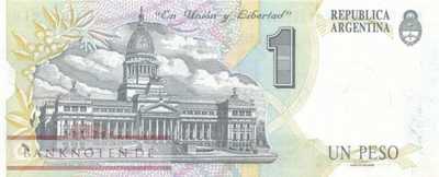 Argentinien - 1  Peso (#339b-D_UNC)