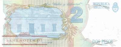 Argentinien - 2  Pesos (#340a_UNC)
