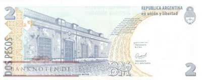 Argentinien - 2  Pesos (#346-2-D_UNC)