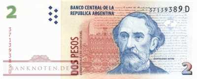 Argentinien - 2  Pesos (#346-2-D_UNC)