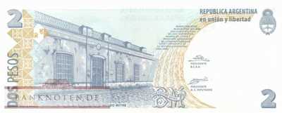 Argentinien - 2  Pesos (#352-2-D_UNC)