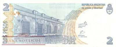 Argentina - 2  Pesos (#352-6-K_XF)