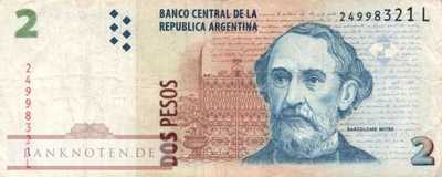 Argentina - 2  Pesos (#352-6-L_F)