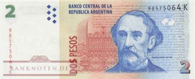 Argentinien - 2  Pesos (#352-7-K_UNC)