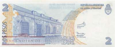 Argentinien - 2  Pesos (#352-7-M_UNC)