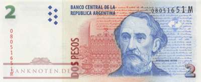 Argentinien - 2  Pesos (#352-7-M_UNC)