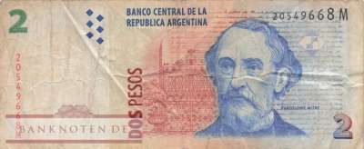 Argentinien - 2  Pesos (#352-7-M_VG)
