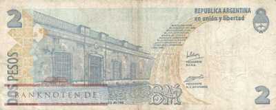 Argentinien - 2  Pesos (#352-F_F)