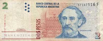 Argentina - 2  Pesos (#352-F_F)