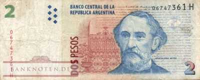 Argentinien - 2  Pesos (#352-H_F)