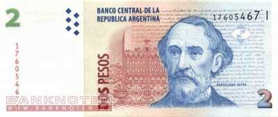 Argentina - 2  Pesos (#352-I_UNC)