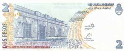 Argentinien - 2  Pesos (#352-K-U1_UNC)