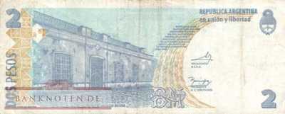 Argentinien - 2  Pesos (#352-K-U2_F)