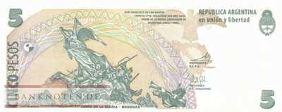 Argentinien - 5  Pesos (#353b-1-I_UNC)