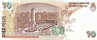 Argentinien - 10  Pesos (#354a-5-M_UNC)