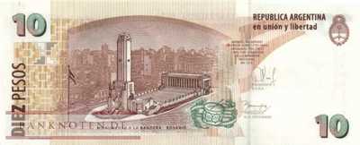 Argentinien - 10  Pesos (#354b-N2_UNC)