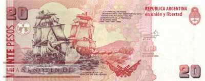 Argentinien - 20  Pesos (#355b-E_UNC)