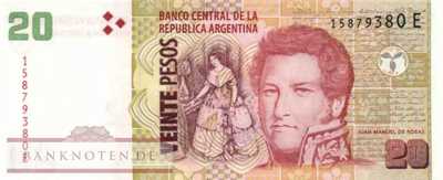 Argentinien - 20  Pesos (#355b-E_UNC)