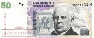 Argentinien - 50  Pesos (#356-6-H_UNC)