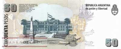 Argentinien - 50  Pesos (#356-G_UNC)