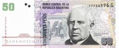 Argentinien - 50  Pesos (#356-G_UNC)