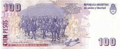 Argentinien - 100  Pesos (#357-P_UNC)