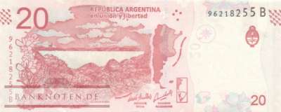Argentinien - 20  Pesos (#361-2-B_UNC)