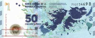 Argentinien - 50  Pesos - Falkland Inseln (#362-B_UNC)