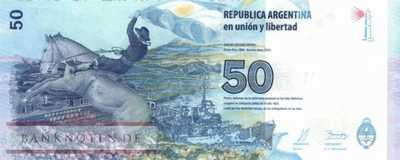 Argentina - 50  Pesos - Malvinas (#362a_UNC)