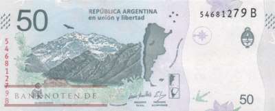 Argentinien - 50  Pesos (#363-B_UNC)