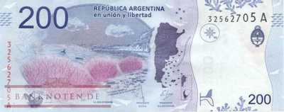 Argentinien - 200  Pesos (#364-A_UNC)