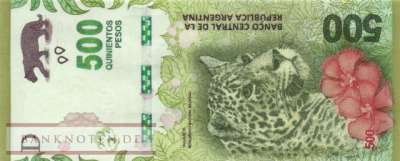 Argentina - 500  Pesos (#365-J_UNC)