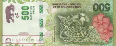 Argentina - 500  Pesos (#365-P_UNC)