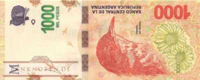 Argentina - 1.000  Pesos (#366-XA_UNC)