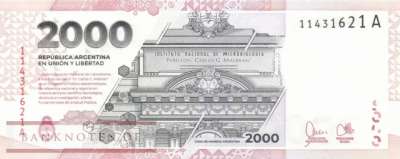Argentinien - 2.000  Pesos (#368a-A_UNC)