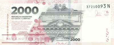 Argentinien - 2.000  Pesos (#368b-N_UNC)