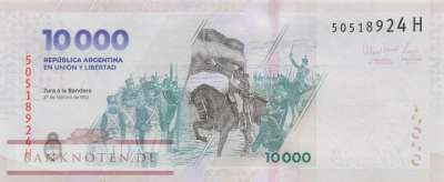 Argentinien - 10.000  Pesos (#369-H_UNC)