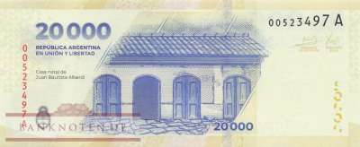 Argentinien - 20.000  Pesos (#370-A_UNC)