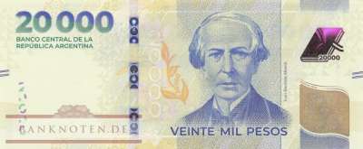 Argentinien - 20.000  Pesos (#370-A_UNC)